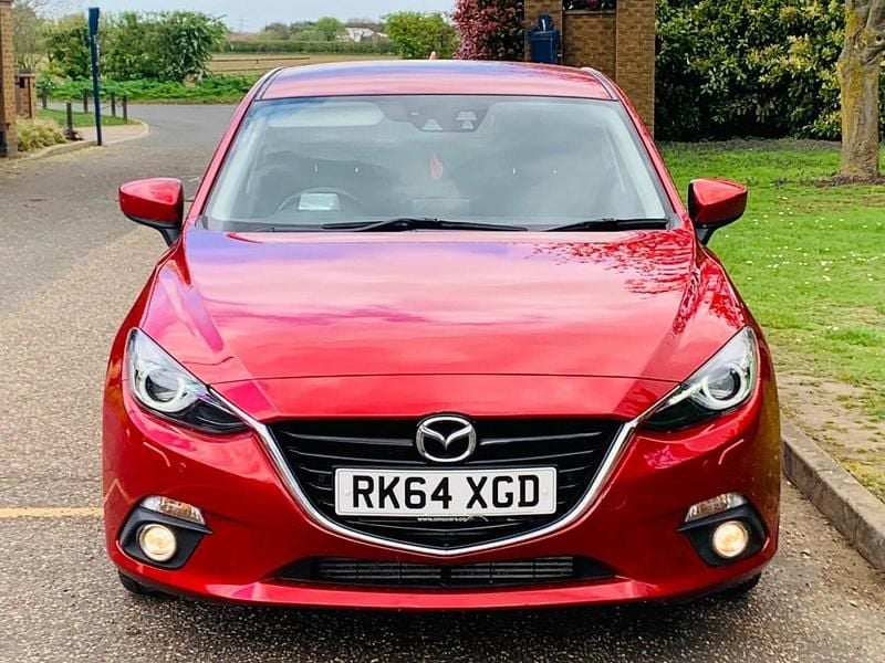 Begagnad Mazda 3 Inclusive 150 HK (110 kW) 2014 Röd Halvkombi