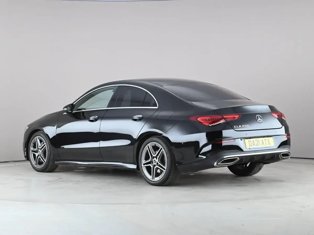Used Mercedes CLA200 AMG line 2021 Black Coupe