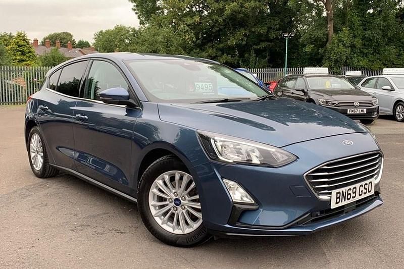 Blue Used 2020 Ford Focus Titanium Hatchback | £9,495 (Fair price) - Image 1/1