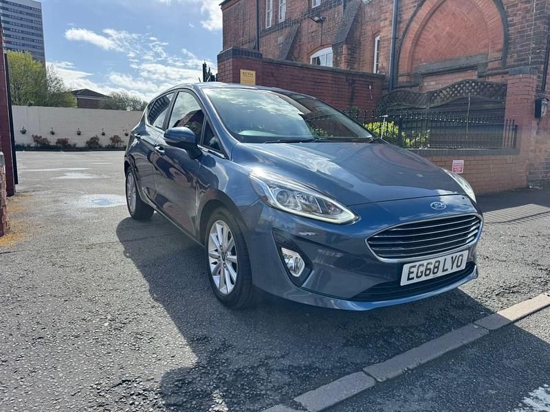 Used Ford Fiesta Titanium 2019 Blue Hatchback
