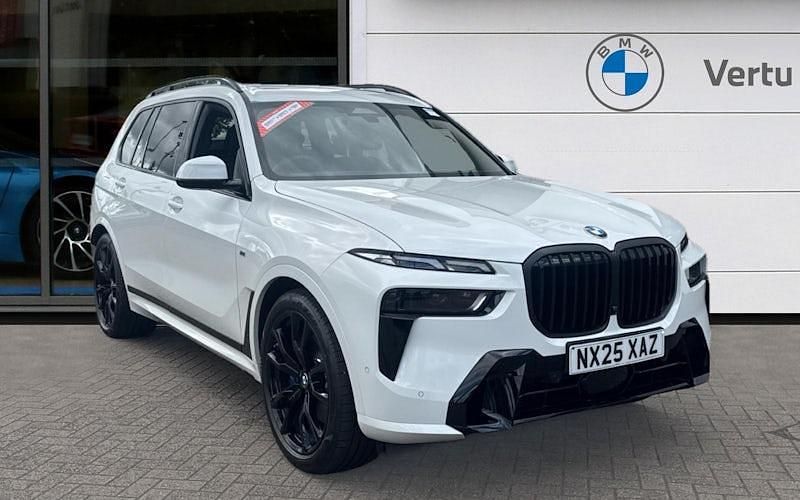 White New 2025 BMW X7 M Sport SUV | £80,950 (Good price) - Image 1/4