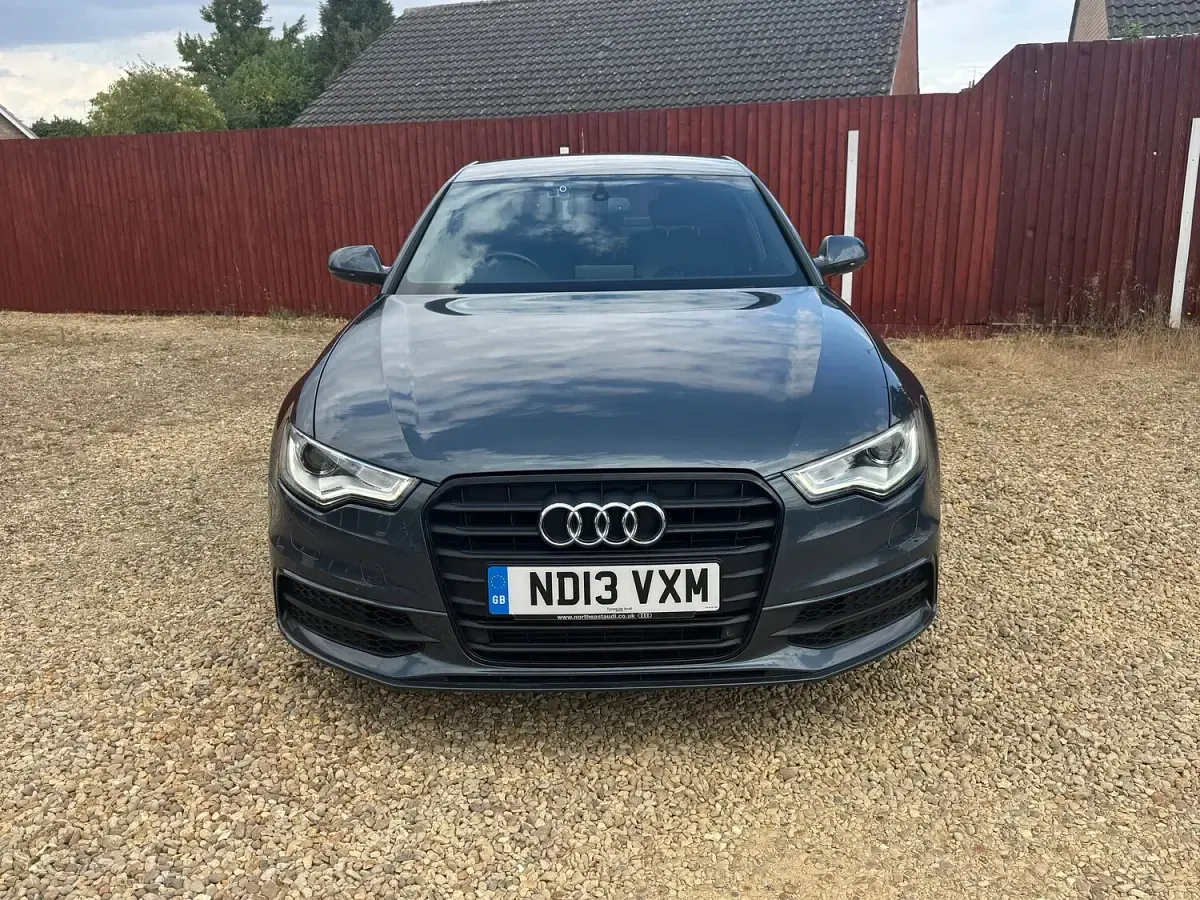 Used Audi A6 Black Edition 2013 Blue Sedan