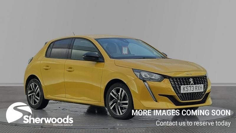 Yellow Used 2023 Peugeot 208 Allure+ Hatchback | £12,490 (Fair price) - Image 1/4