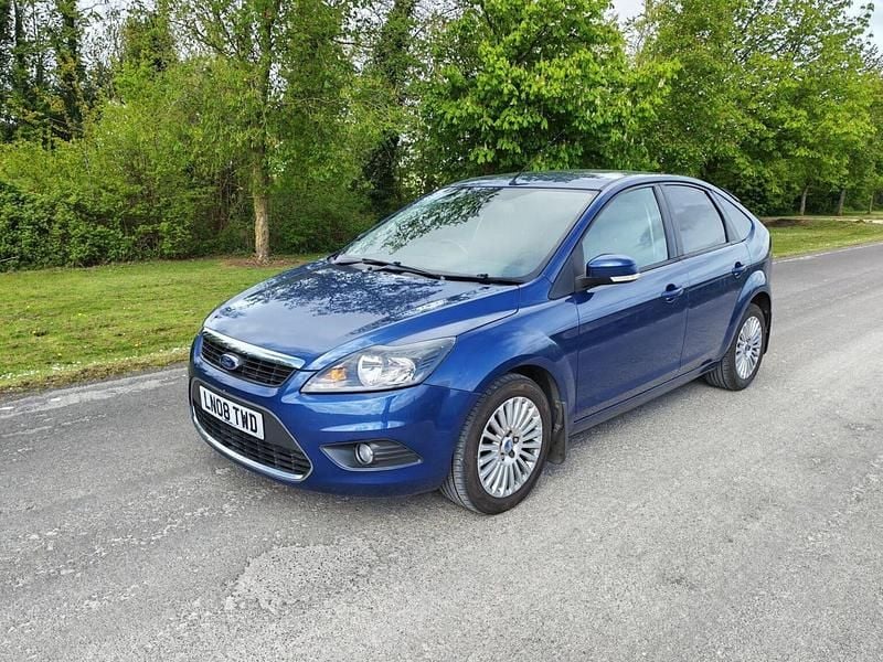 Used Ford Focus Titanium 136 HP (100 kW) 2008 Blue Hatchback