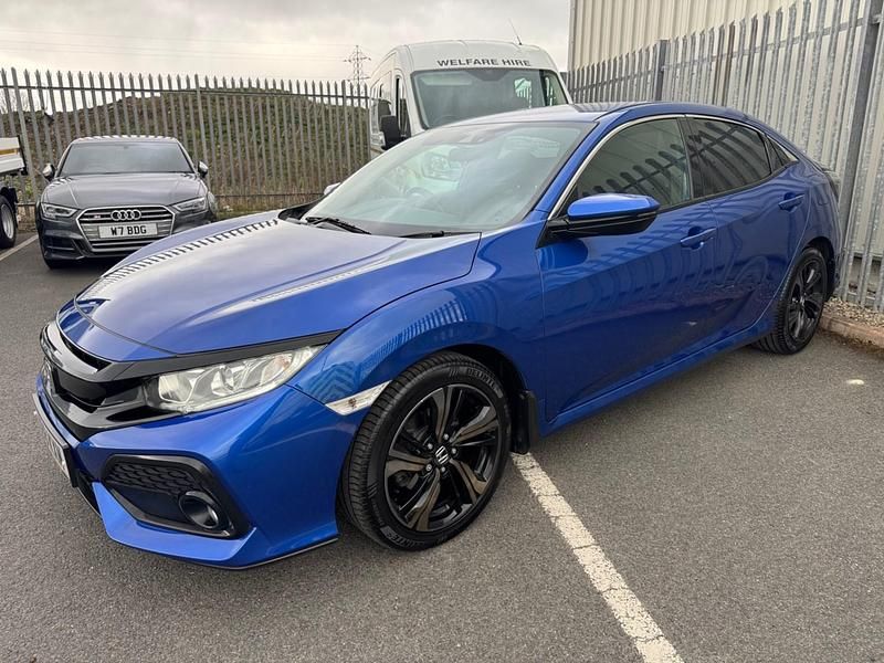 Used Honda Civic SR 126 HP (92 kW) 2018 Blue Hatchback