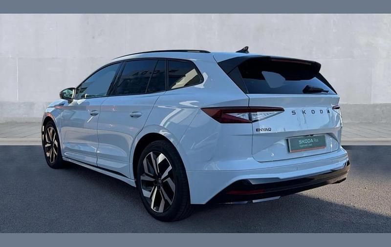 Used Skoda Enyaq iV SportLine 210 kW (286 HP) 2025 Moon white SUV