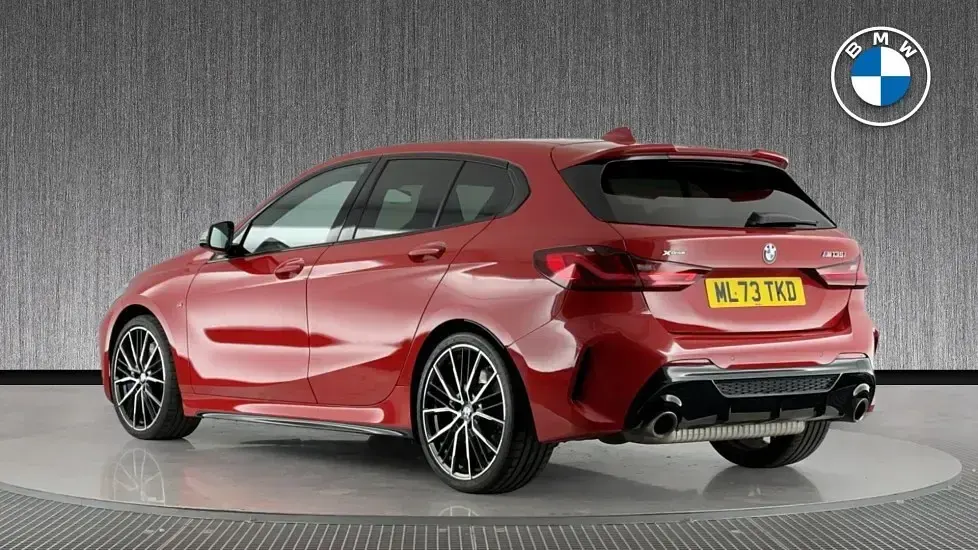 Used BMW M135 Shadowline 302 HP (222 kW) 2023 Red Hatchback