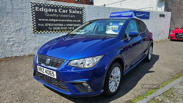 Blue Used 2018 Seat Ibiza Design Hatchback | £7,995 (Fair price) - Image 1/4