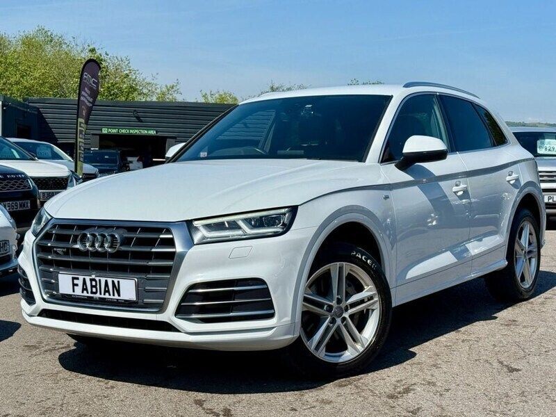 White Used 2019 Audi Q5 S-Line SUV | £20,499 (Good price) - Image 1/4