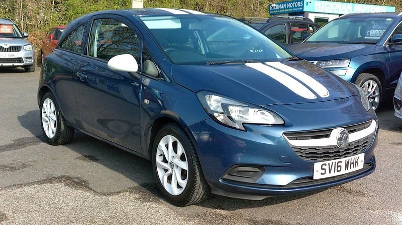 Used Vauxhall Corsa 75 HP (55 kW) 2016 Blue Hatchback