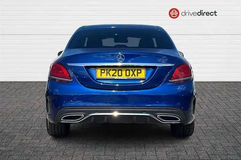 Used Mercedes C220 AMG Line Premium 2020 Blue Sedan
