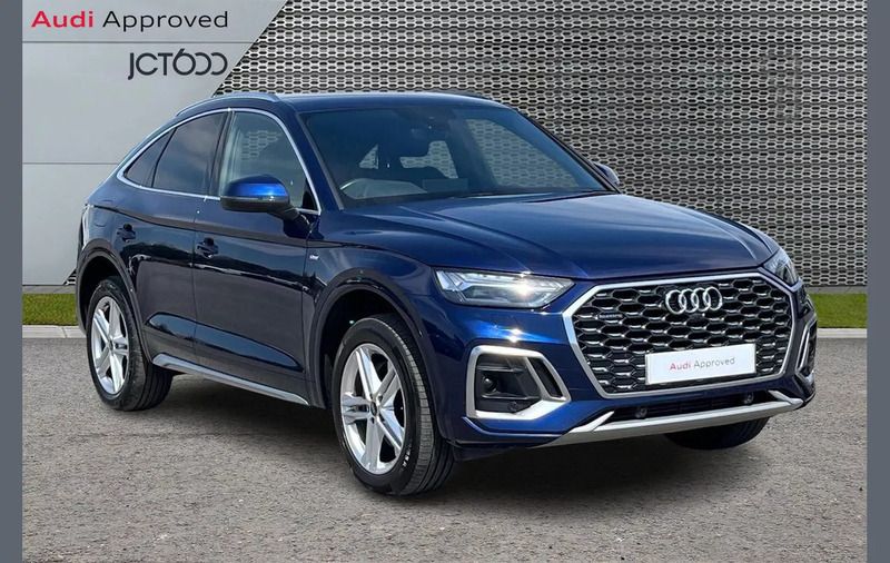 Blue Used 2023 Audi Q5 Sportback S-Line SUV | £32,774 (Super price) - Image 1/4