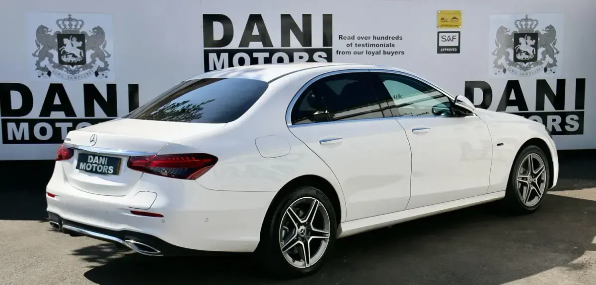 Used Mercedes E300 AMG Line Premium 2021 White Sedan