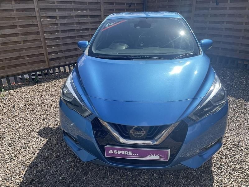 Used Nissan Micra Acenta 71 HP (52 kW) 2017 Blue Hatchback