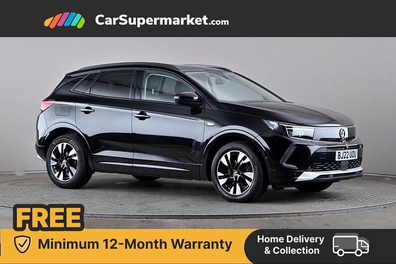 Black Used 2022 Vauxhall Grandland X Ultimate SUV | £16,197 (Fair price) - Image 1/4