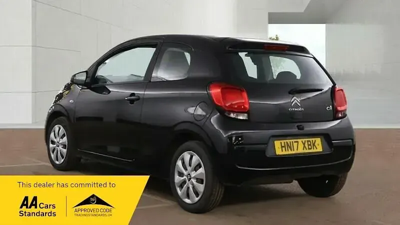 Used Citroën C1 Feel 82 HP (60 kW) 2017 Black Hatchback