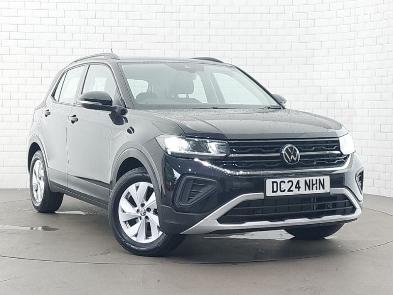 Black New 2024 VW T-Cross Life SUV | £22,498 (Super price) - Image 1/4