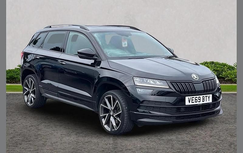 Black Used 2019 Skoda Karoq SportLine SUV | £18,972 (Expensive) - Image 1/3