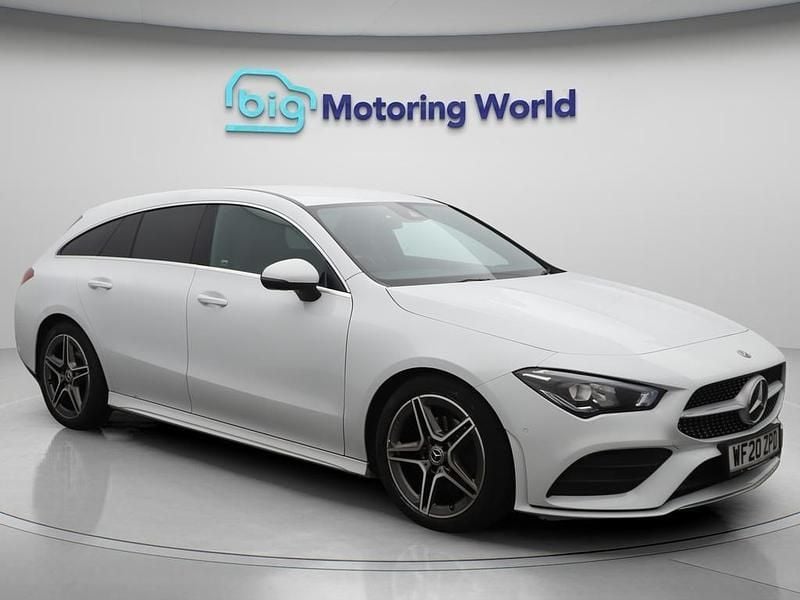 White Used 2020 Mercedes CLA180 Shooting Brake AMG line Estate | £16,700 (Fair price) - Image 1/4