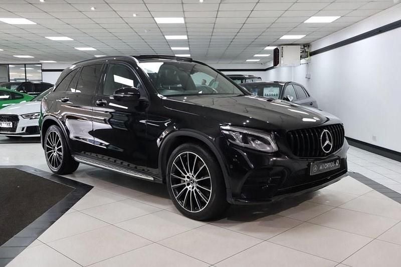 Black Used 2017 Mercedes GLC350 AMG line SUV | £18,949 (Fair price) - Image 1/4
