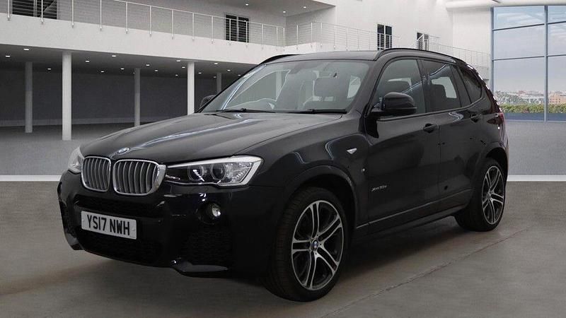 Black Used 2017 BMW X3 M Sport SUV | £13,999 (Good price) - Image 1/4