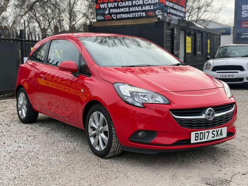Used Vauxhall Corsa 90 HP (66 kW) 2017 Red Hatchback