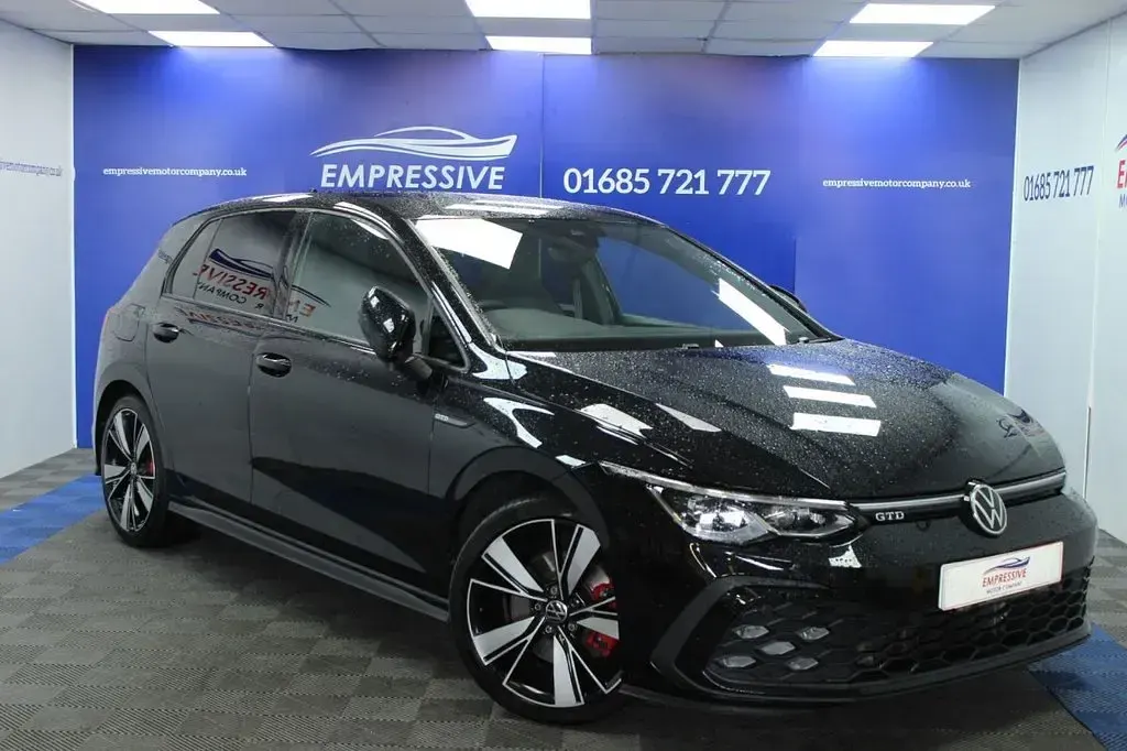 Used VW Golf VII GTD 200 HP (147 kW) 2021 Black Hatchback