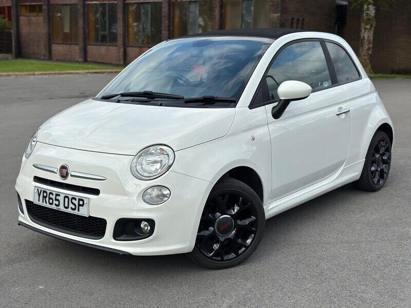 White Used 2015 Fiat 500C S Cabriolet | £4,800 (Fair price) - Image 1/4
