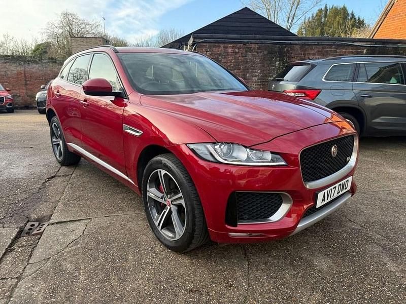 Red Used 2017 Jaguar F-Pace S SUV | £16,995 (Fair price) - Image 1/3
