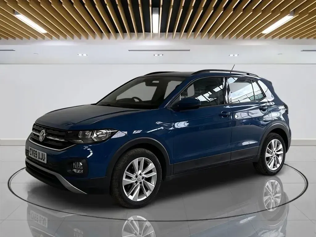 Used VW T-Cross SE 115 HP (84 kW) 2019 Blue SUV