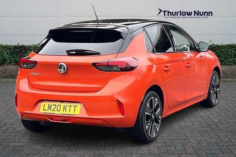 Used Vauxhall Corsa-e Elite 100 kW (136 HP) 2020 Orange Hatchback