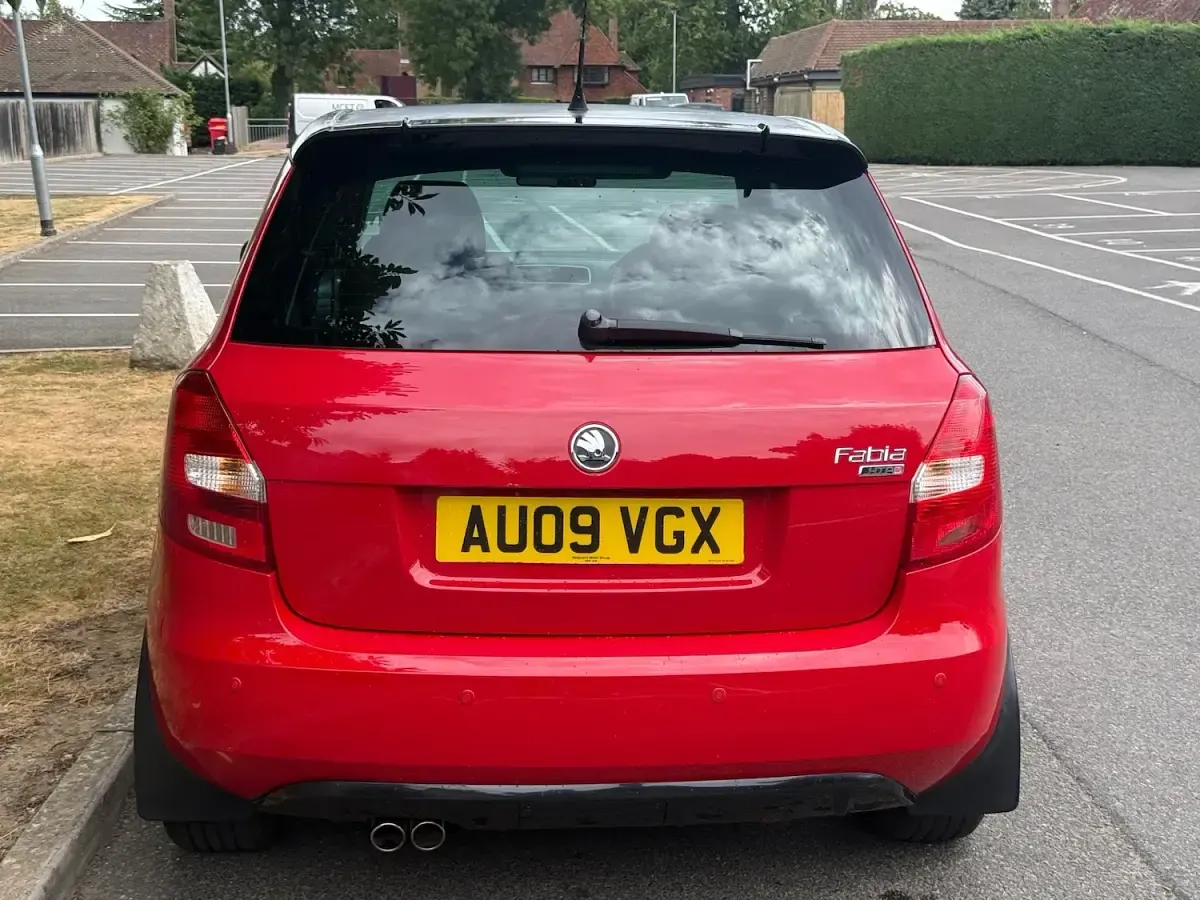 Used Skoda Fabia Sport 2009 Red Hatchback