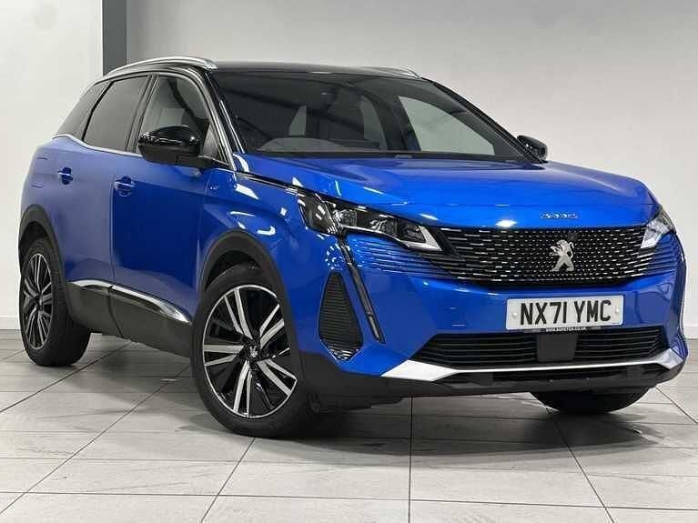 Blue Used 2021 Peugeot 3008 Premium Hatchback | £19,000 (A bit pricey) - Image 1/4