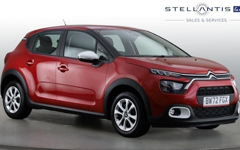 Red Used 2023 Citroën C3 PureTech Hatchback | £10,276 (Good price) - Image 1/3