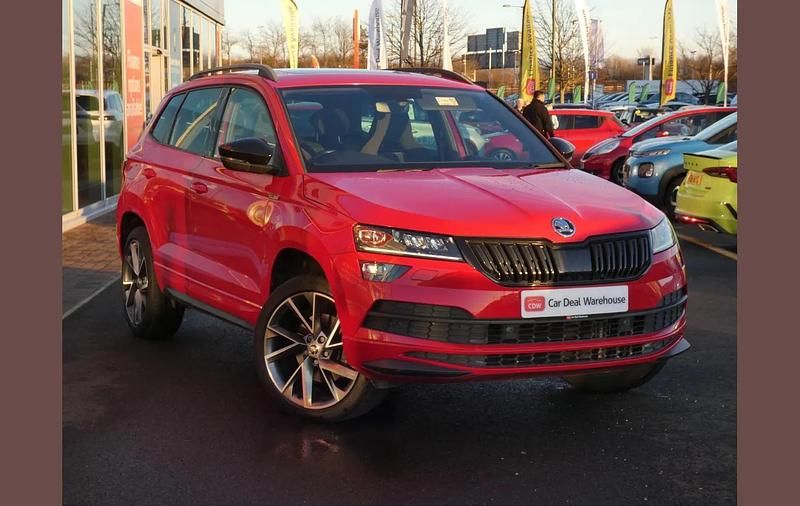Used Skoda Karoq SportLine 147 HP (108 kW) 2019 Red SUV