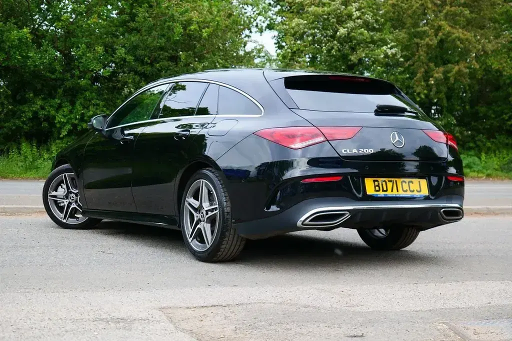 Used Mercedes CLA200 Shooting Brake AMG line 163 HP (119 kW) 2022 Black Estate