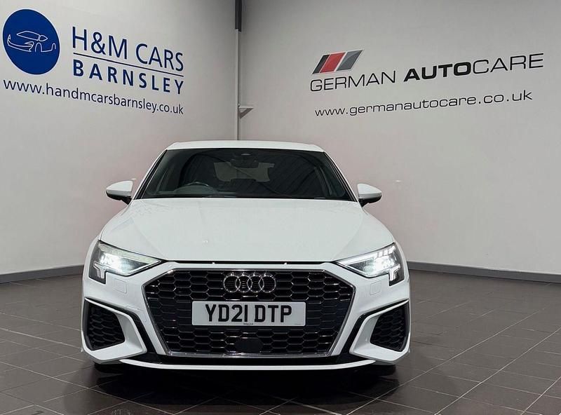 Used Audi A3 Sportback S-Line 2021 White Hatchback