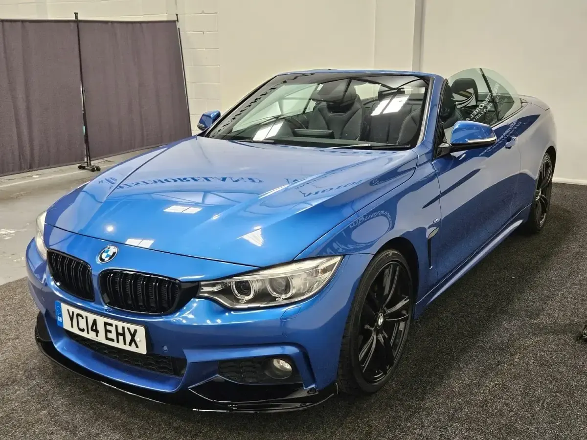 Used BMW 420 M Sport 2014 Blue Cabriolet