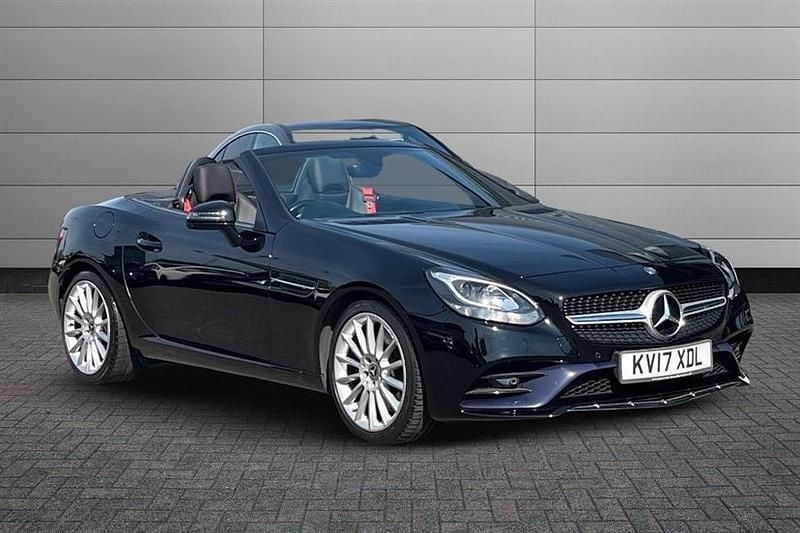 Black Used 2017 Mercedes SLC200 AMG line Cabriolet | £16,990 (Fair price) - Image 1/4