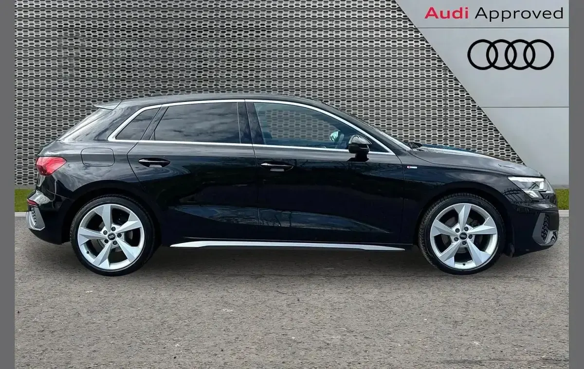 Used Audi A3 S-Line 108 HP (79 kW) 2022 Black Sedan