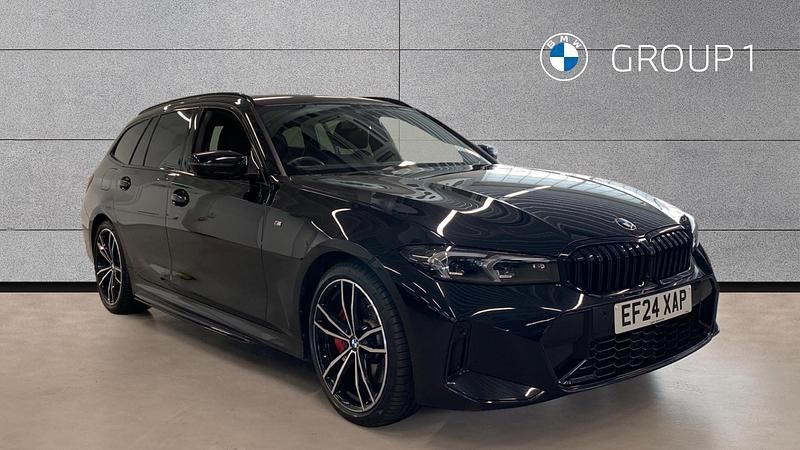 Black Used 2024 BMW 320 M Sport Estate | £33,450 (A bit pricey) - Image 1/4