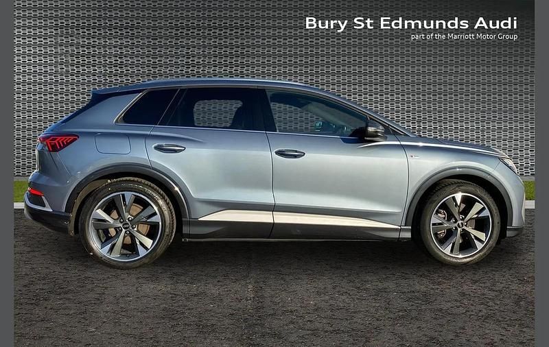 Used Audi Q4 e-tron S-Line 150 kW (204 HP) 2022 Blue SUV