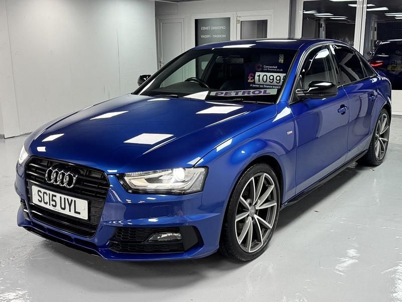 Blue Used 2015 Audi A4 Black Edition Sedan | £10,995 (Fair price) - Image 1/4