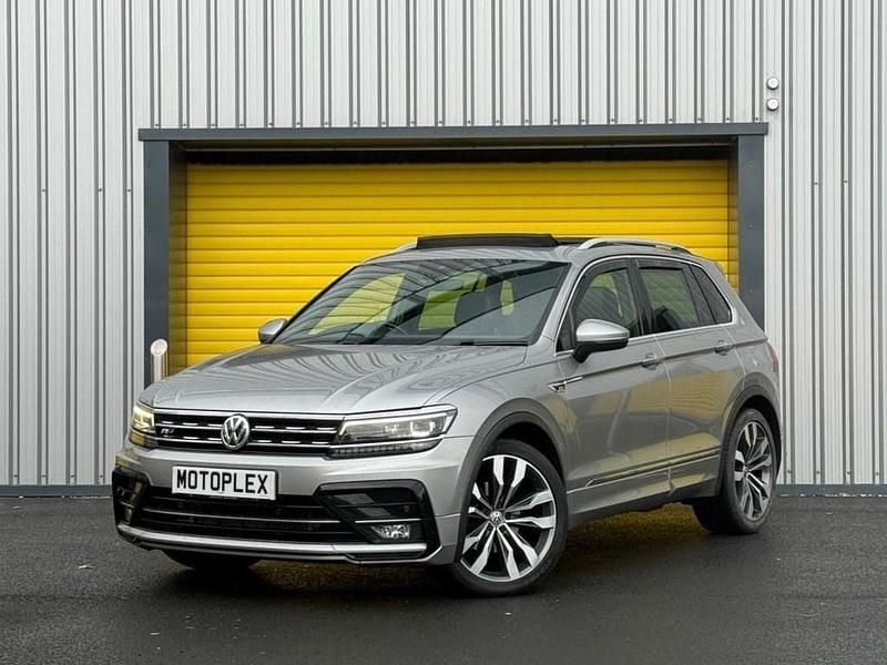 Silver Used 2018 VW Tiguan R-line SUV | £18,495 (Good price) - Image 1/4