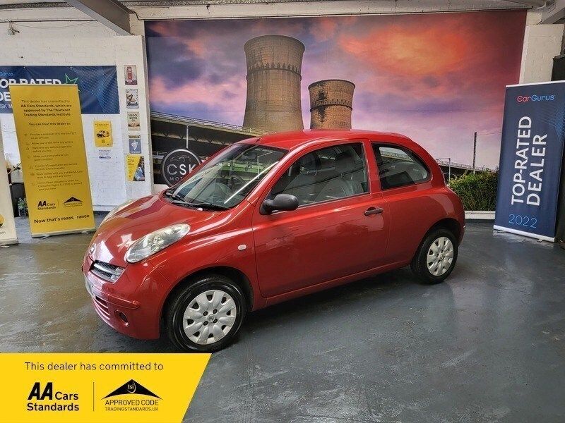 Red Used 2007 Nissan Micra Hatchback | £1,490 (Good price) - Image 1/3