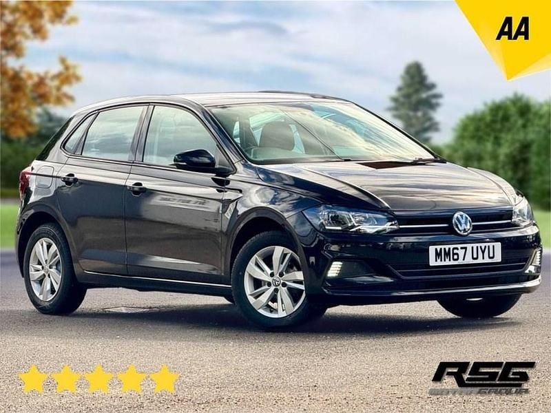 Black Used 2018 VW Polo SE Hatchback | £8,950 (Fair price) - Image 1/3