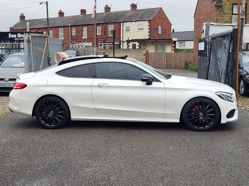 Used Mercedes C220 AMG Line Premium Plus 2016 White Coupe