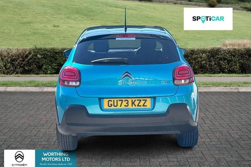 Used Citroën C3 PureTech 108 HP (79 kW) 2023 Blue Hatchback