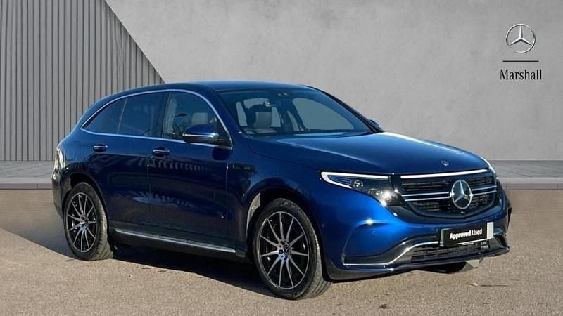 Blue Used 2020 Mercedes EQC400 AMG line SUV | £21,250 (Fair price) - Image 1/4