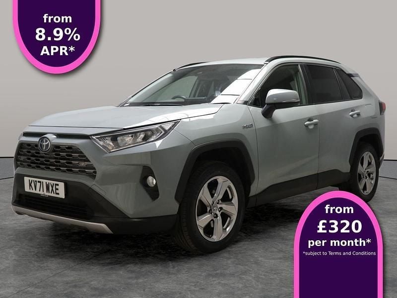 Green Used 2021 Toyota RAV4 Hybrid Design SUV | £21,317 (Fair price) - Image 1/3
